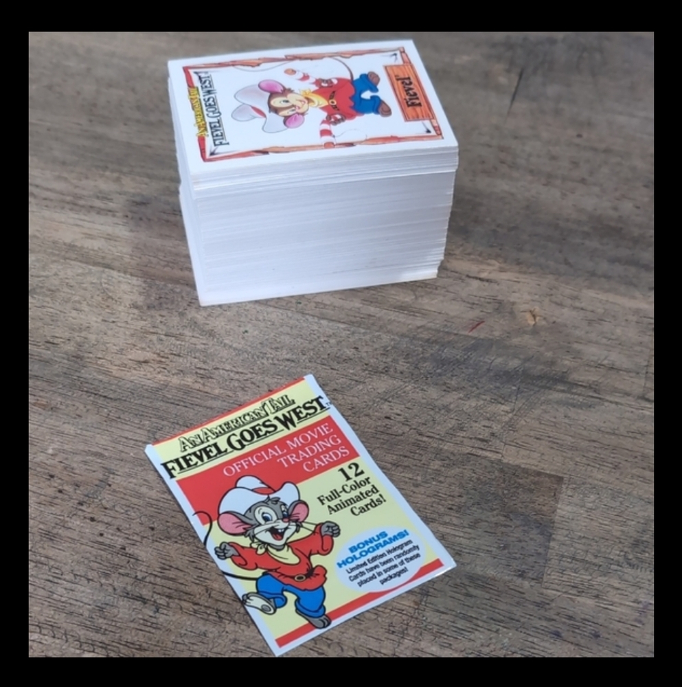 Vintage An American Tale Cartoon Trading Card Set *BINI